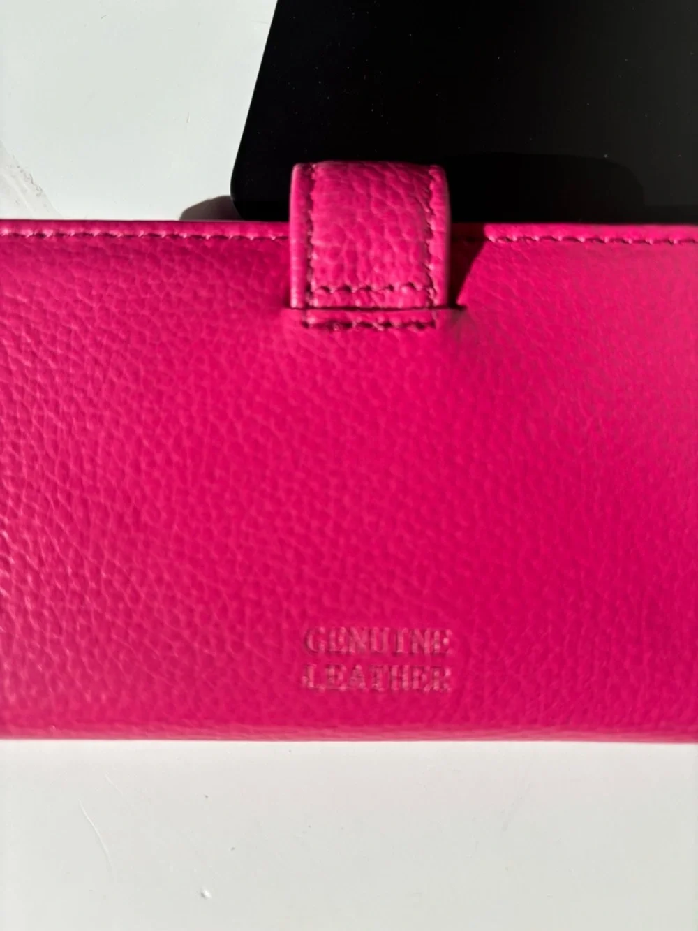 2/$20 WALLET Women's Hot Pink Leather Wallet - Picture 3 of 5
